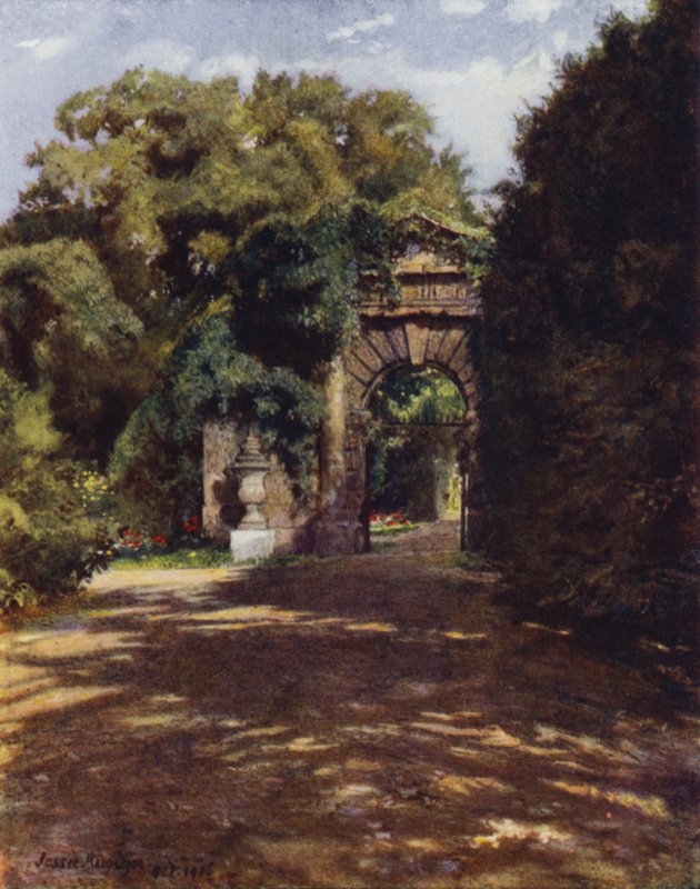 Chiswick-ház, The Inigo Jones Gateway (színes litho) alkotó: Jessie MacGregor
