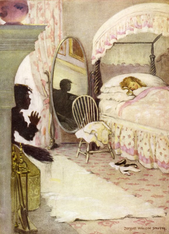 Illusztráció: Charles Kingsley: The Water Babies (színes litó) alkotó: Jessie Willcox Smith