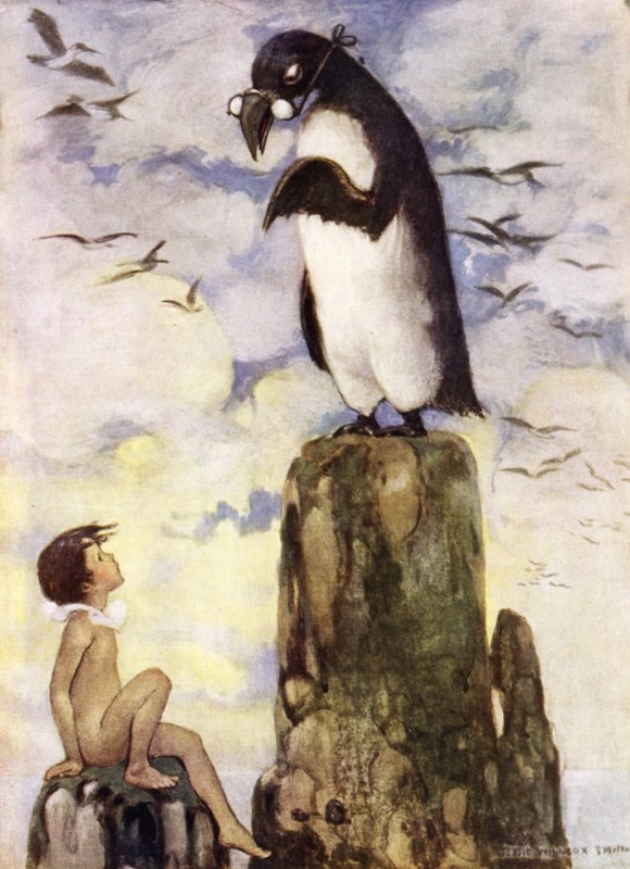 Illusztráció: Charles Kingsley: The Water Babies (színes litó) alkotó: Jessie Willcox Smith