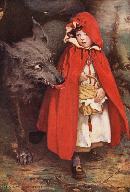 Piroska (színes litográfia) alkotó: Jessie Willcox Smith