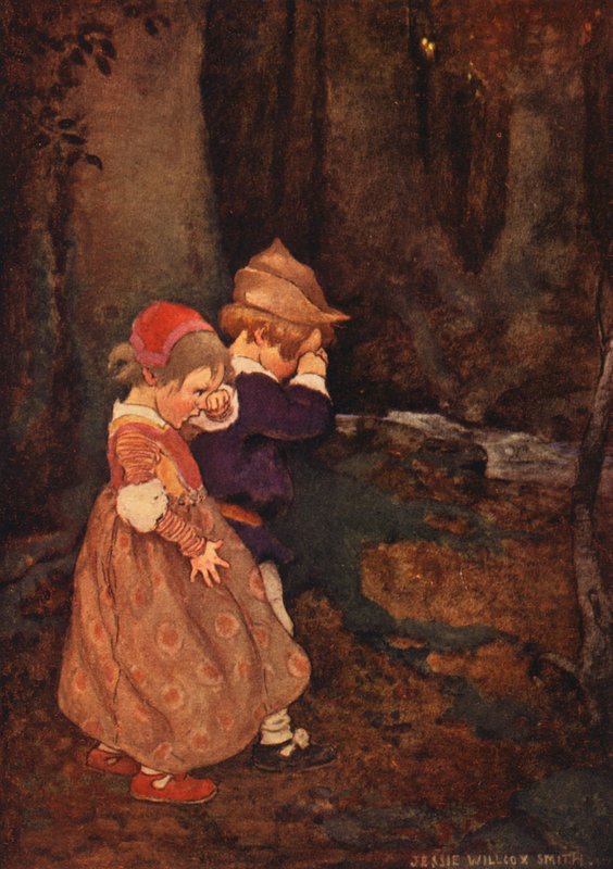 The Babes In The Wood (színes litográfia) alkotó: Jessie Willcox Smith