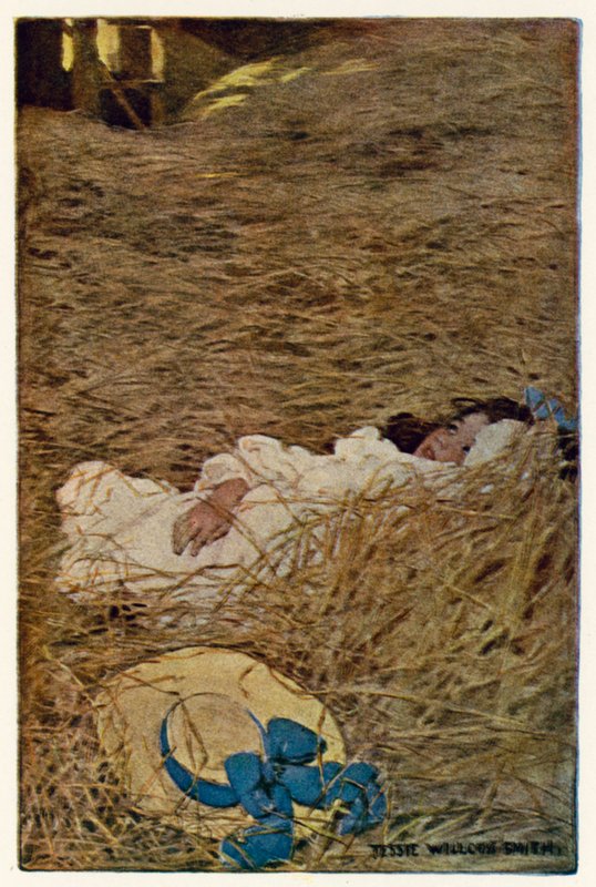 A szénapadlás (színes litó) alkotó: Jessie Willcox Smith
