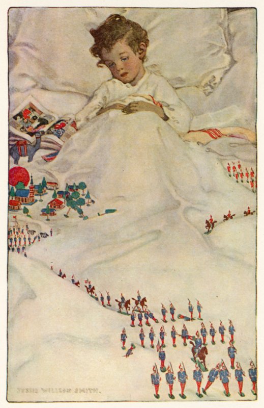 The Land Of Conerpane (színes litó) alkotó: Jessie Willcox Smith