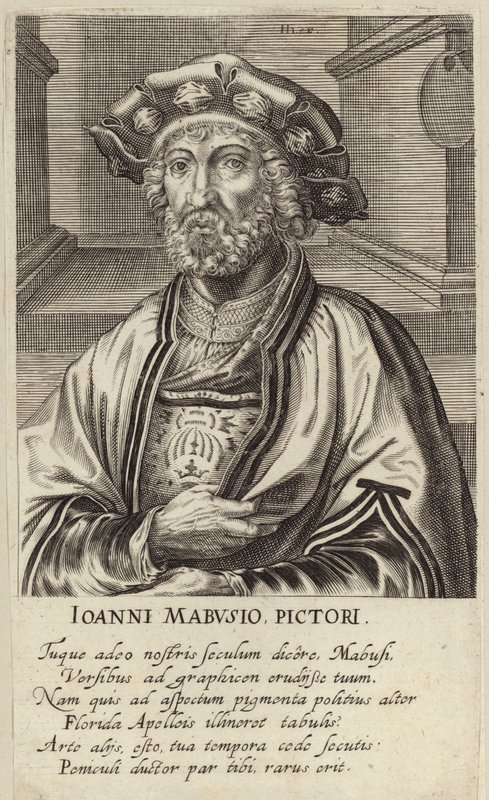 Jan Mabuse portréja alkotó: Johan Wierix