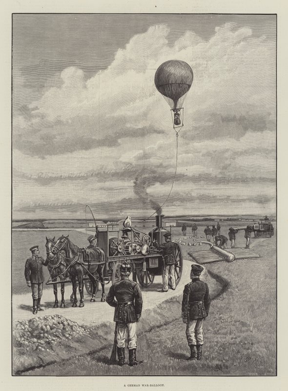 Német háborús léggömb alkotó: Johann Nepomuk Schonberg