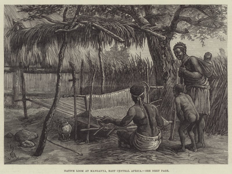 Native Loom Manganyában, Kelet-Közép-Afrikában alkotó: Johann Nepomuk Schonberg