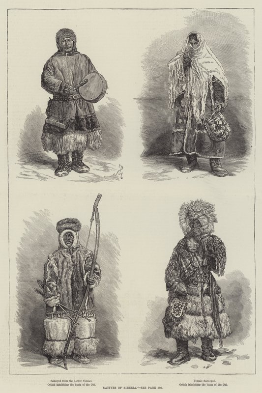 Szibéria őslakosai alkotó: Johann Nepomuk Schonberg