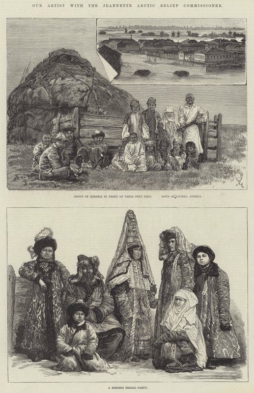 Művészünk a Jeannette Arctic Relief biztosával alkotó: Johann Nepomuk Schonberg