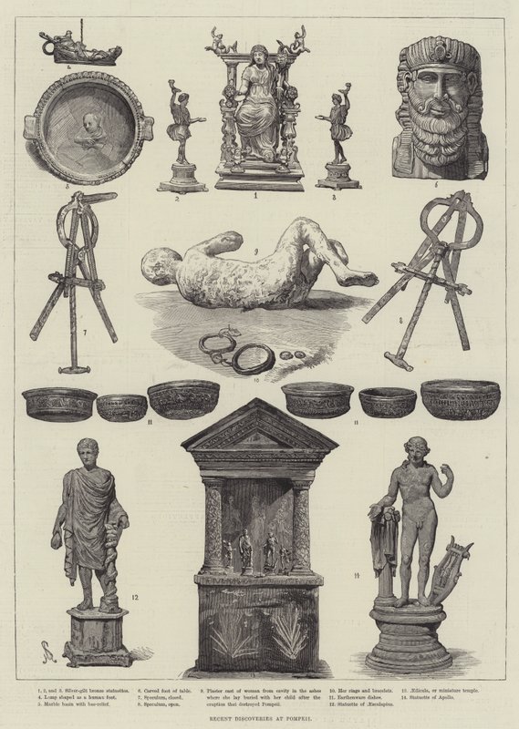 Legutóbbi felfedezések Pompejiben alkotó: Johann Nepomuk Schonberg