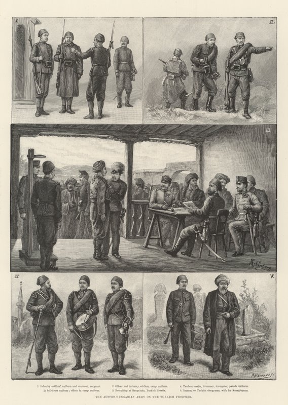 Az Osztrák-Magyar Hadsereg a török határon alkotó: Johann Nepomuk Schonberg