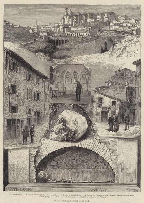 A Raphael-emlékülés Rómában alkotó: Johann Nepomuk Schonberg