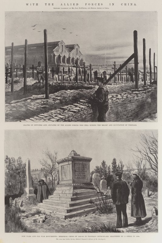 A szövetséges erőkkel Kínában alkotó: Johann Nepomuk Schonberg