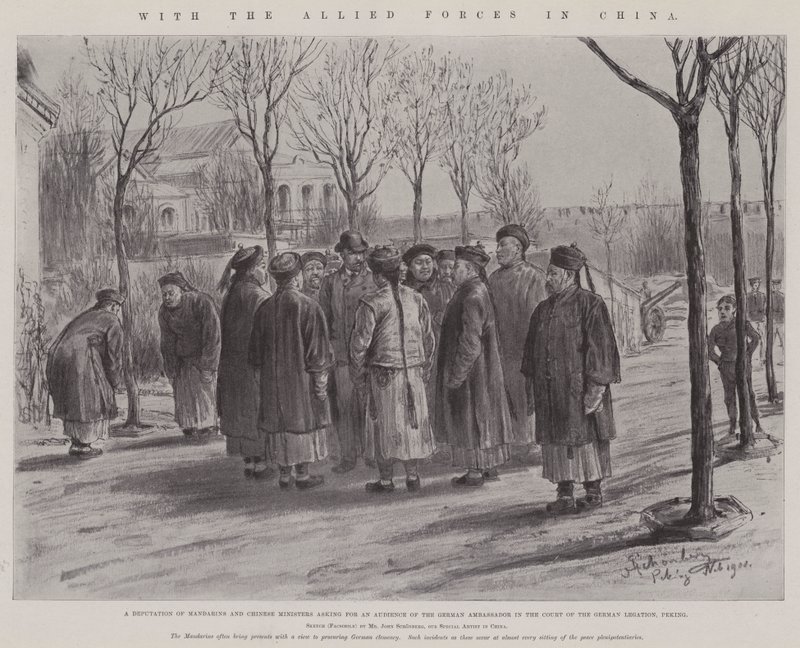 A szövetséges erőkkel Kínában alkotó: Johann Nepomuk Schonberg