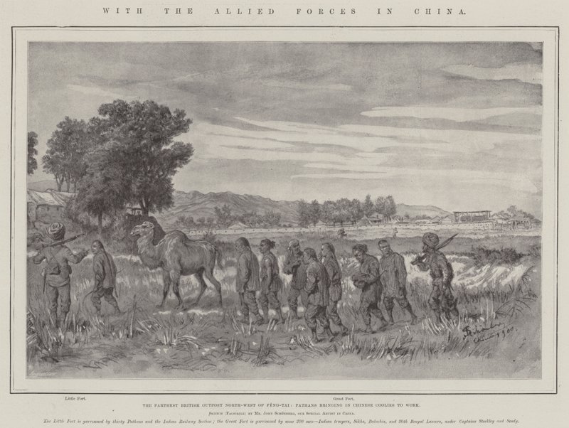 A szövetséges erőkkel Kínában alkotó: Johann Nepomuk Schonberg
