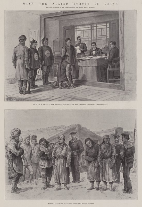 A szövetséges erőkkel Kínában alkotó: Johann Nepomuk Schonberg