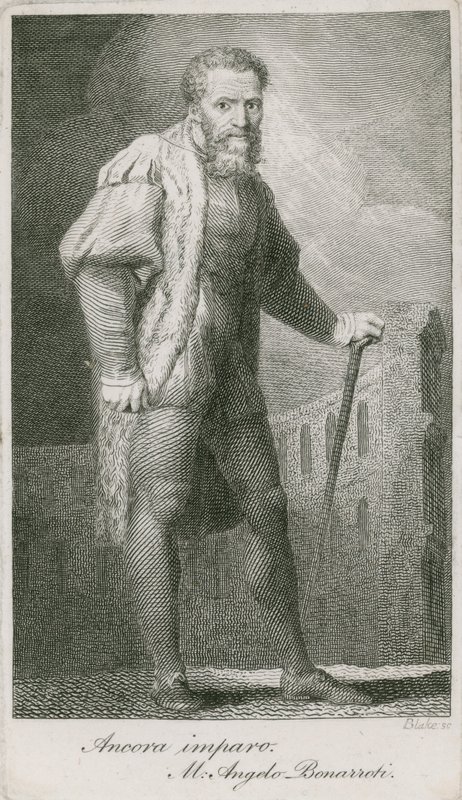 Michelangelo Buonarroti alkotó: Johann Heinrich Füssli