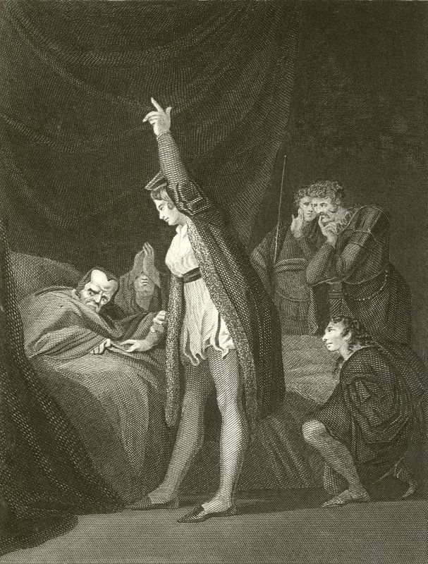 Beaufort bíboros halála alkotó: Johann Heinrich Füssli