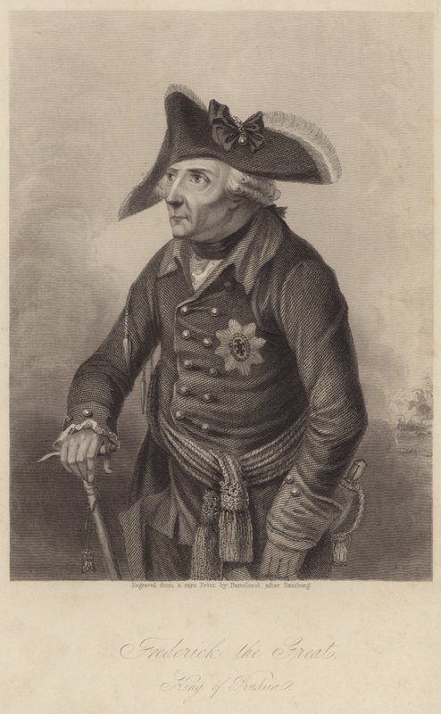 II. Frigyes porosz király alkotó: Johann Heinrich Ramberg