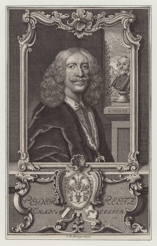 Peder Reedtz, dán politikus és nagykövet (metszet) alkotó: Johann Martin Bernigeroth