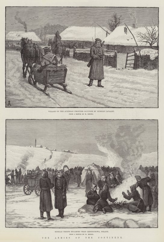 A kontinens hadseregei alkotó: Johann Nepomuk Schonberg