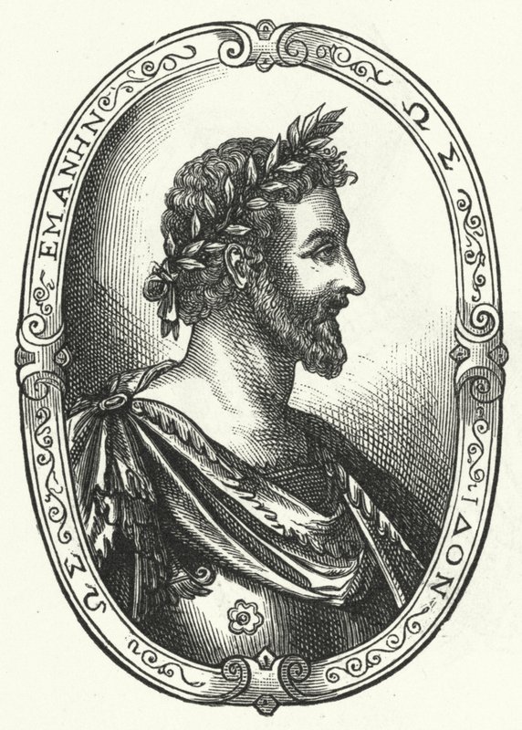Pierre Ronsard francia költő (metszet) alkotó: Johann Theodor de Bry