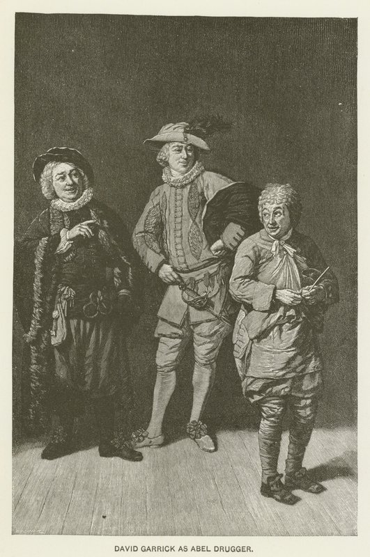 David Garrick mint Abel Drugger alkotó: Johan Joseph Zoffany
