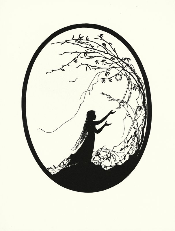 Hamupipőke (litográfia) alkotó: Johanna Beckmann