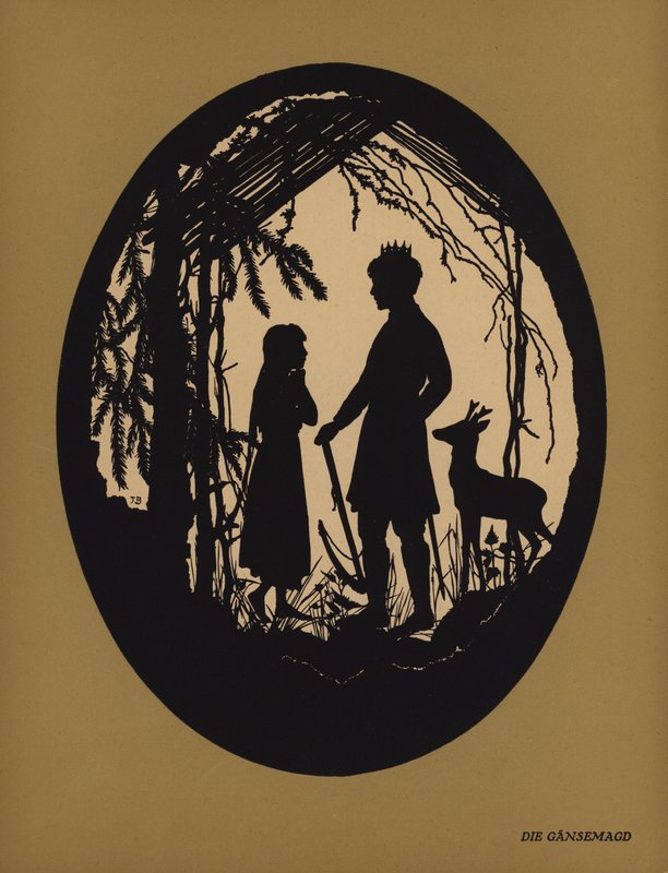 Die Gansemagd (litho) alkotó: Johanna Beckmann
