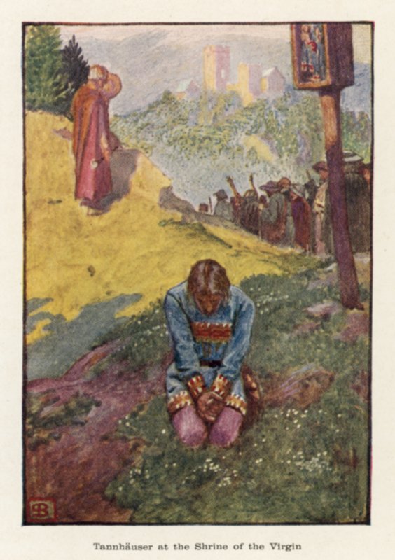 Tannhauser a Szűz szentélyben alkotó: John Byam Liston Shaw