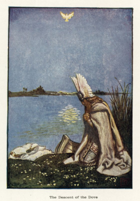 A galamb alászállása alkotó: John Byam Liston Shaw