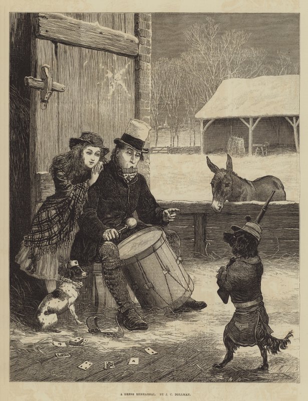 Egy ruhapróba alkotó: John Charles Dollman