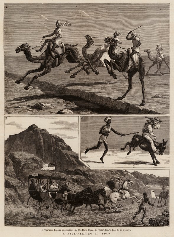 Versenytalálkozó Adenben alkotó: John Charles Dollman