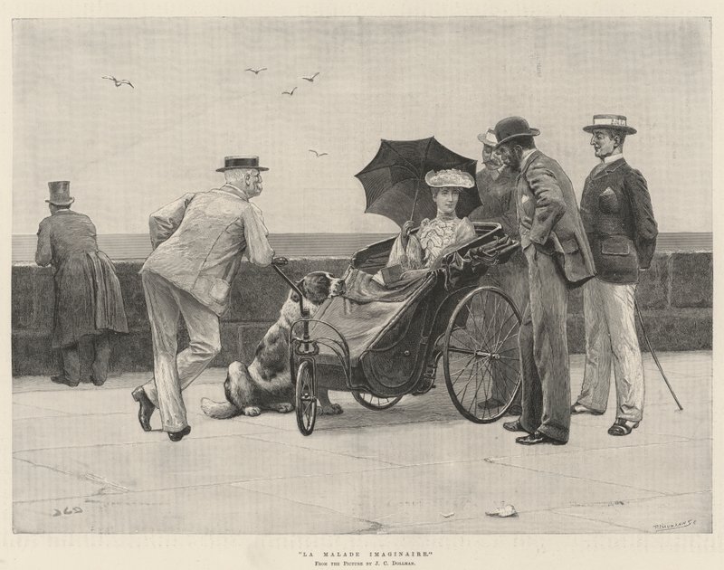 A képzeletbeli beteg alkotó: John Charles Dollman