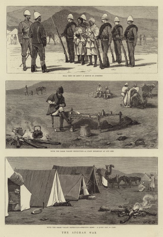 Az afgán háború alkotó: John Charles Dollman