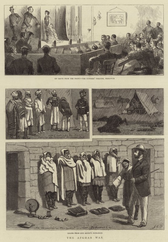 Az afgán háború alkotó: John Charles Dollman