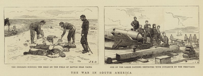 A háború Dél-Amerikában alkotó: John Charles Dollman