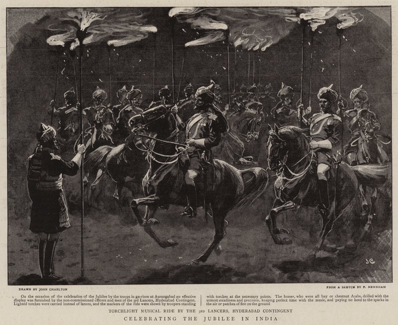 A jubileum megünneplése Indiában alkotó: John Charlton