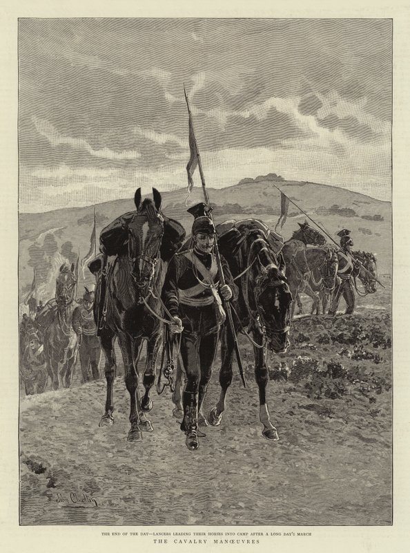 A lovassági manőverek alkotó: John Charlton