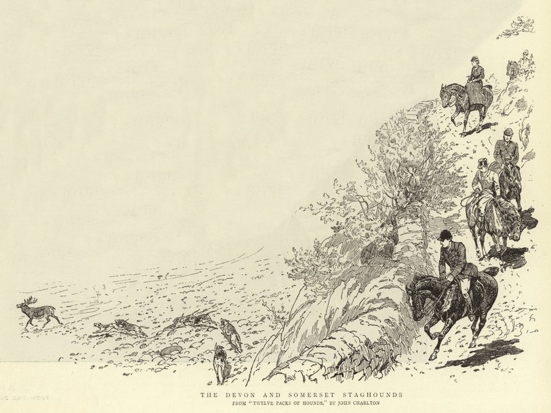 A Devon és Somerset Staghounds alkotó: John Charlton