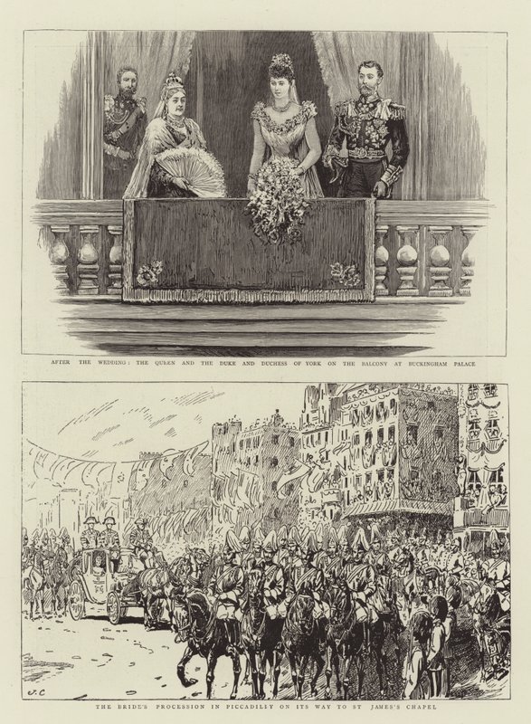 York hercegének és hercegnőjének esküvője alkotó: John Charlton