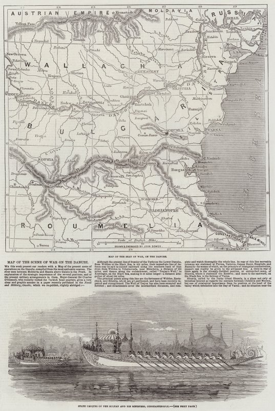 A Duna-parti háborús színhely térképe alkotó: John Dower