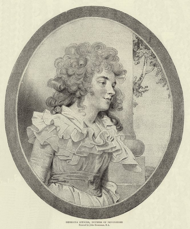 Georgina Spencer, Devonshire hercegnője alkotó: John Downman