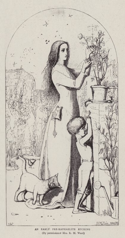 Egy korai preraffaelita rézkarc alkotó: John Everett Millais