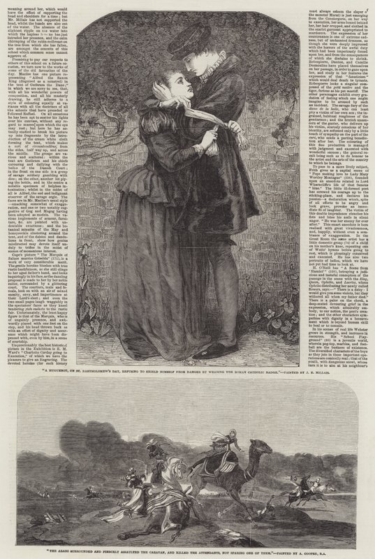 A Királyi Akadémia kiállítása alkotó: John Everett Millais