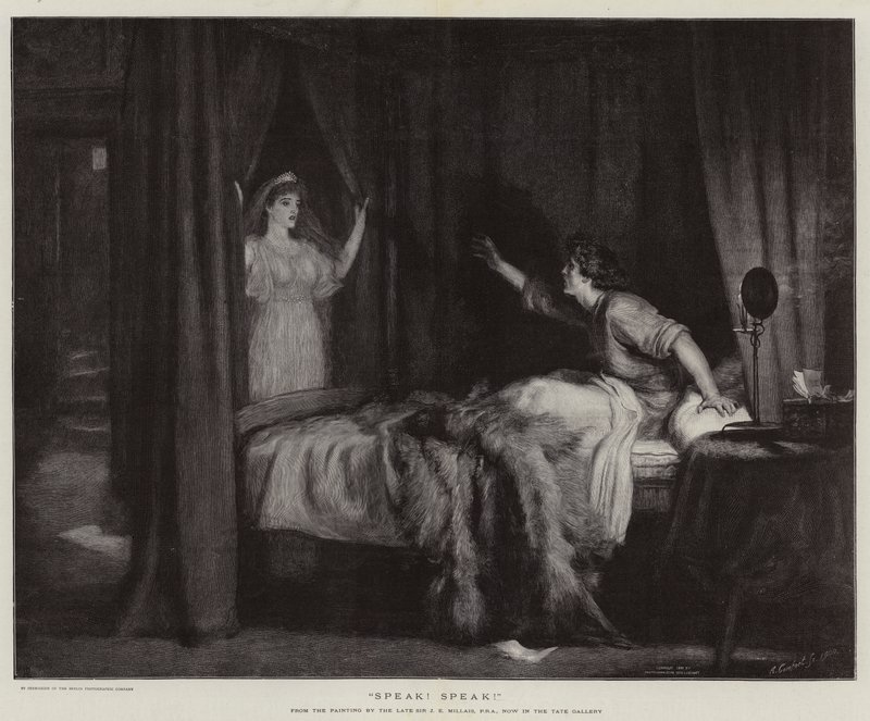 Beszélj! Beszélj! alkotó: John Everett Millais