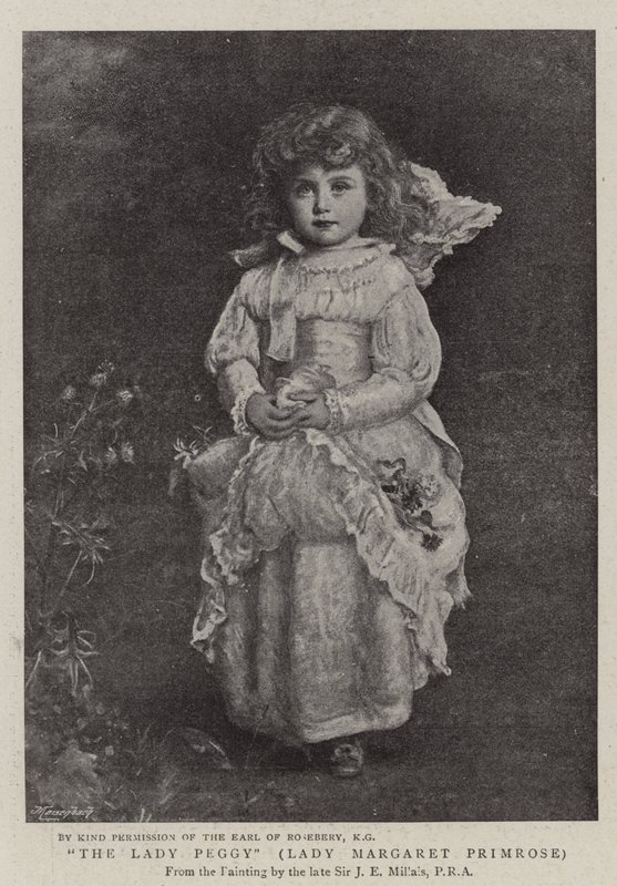 A Lady Peggy, Lady Margaret Primrose alkotó: John Everett Millais