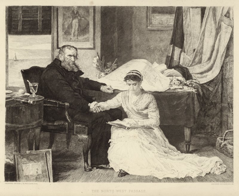 Az észak-nyugati átjáró alkotó: John Everett Millais