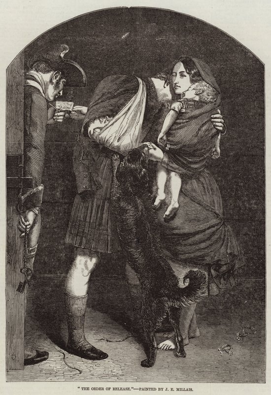 A kiadás sorrendje alkotó: John Everett Millais