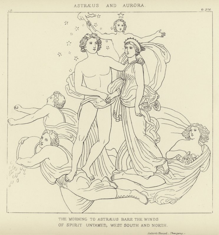 Astraeus és Aurora alkotó: John Flaxman
