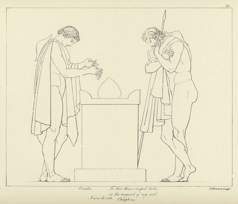Orestes alkotó: John Flaxman